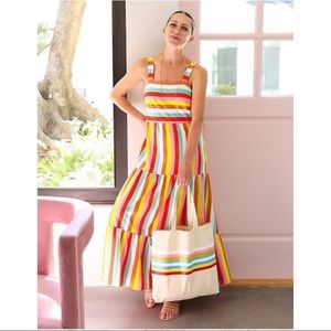 Jcrew multicolor maxi dress
